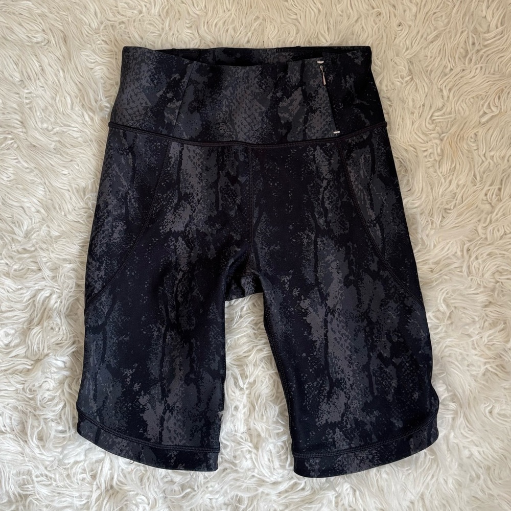 Calia Snakeskin Biker Shorts